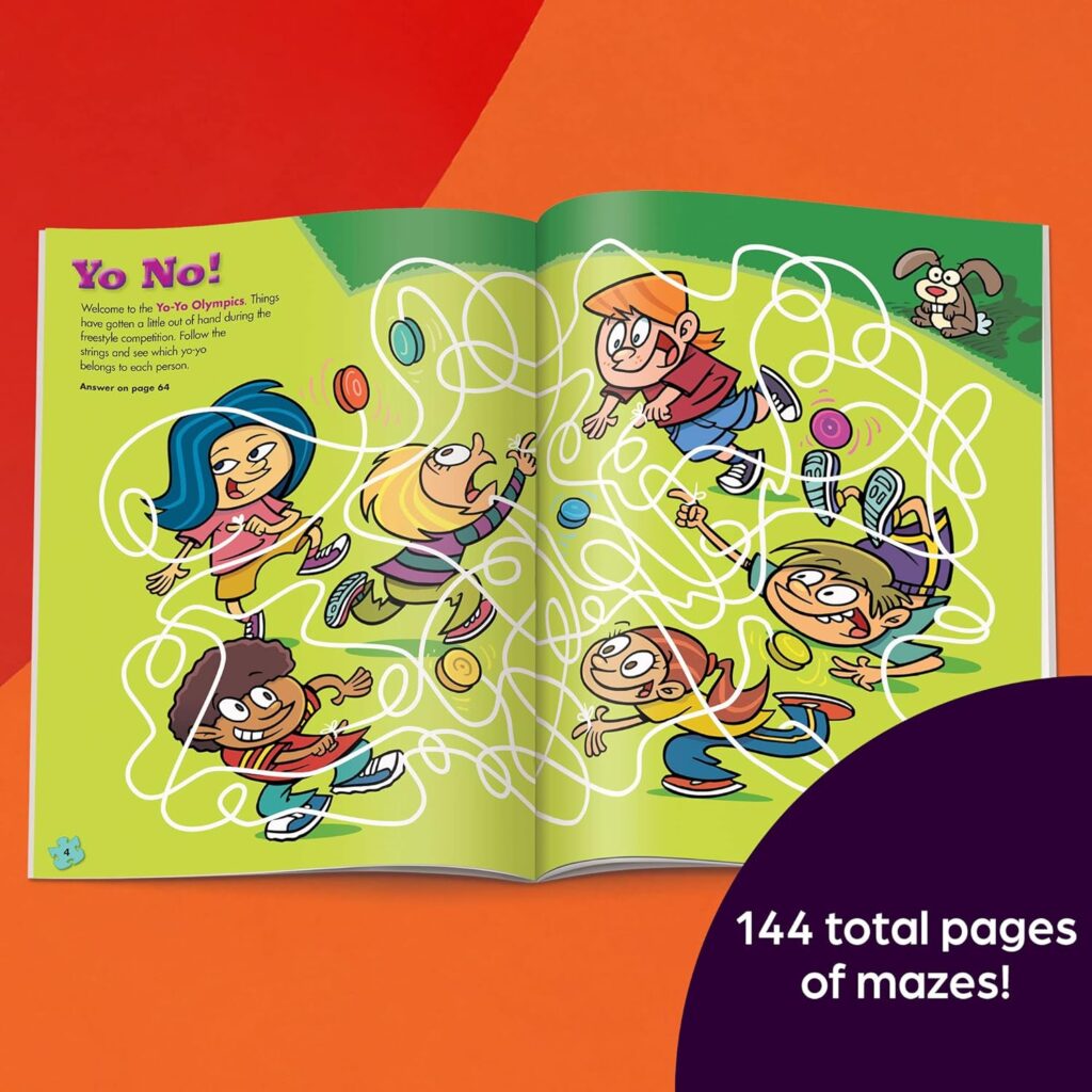 Highlights for Children Amazing Mazes Maze Books for Kids Ages 3-6, 2-Pack, 144 Pages - Expert Level